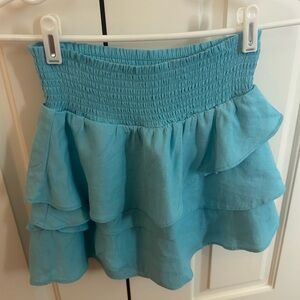 Blue skirt
